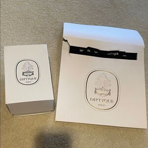 Diptyque White Box and Envelope Set